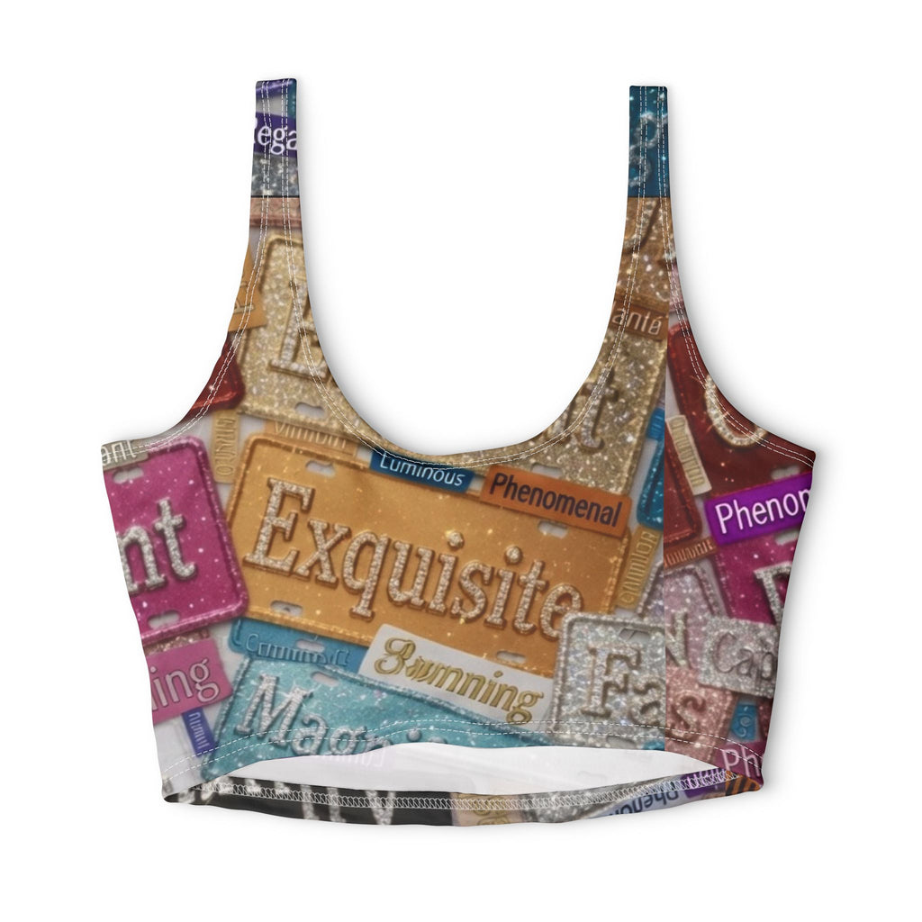 “ Tag Me, I’m It “ 
Affirmation Words Sports Bra