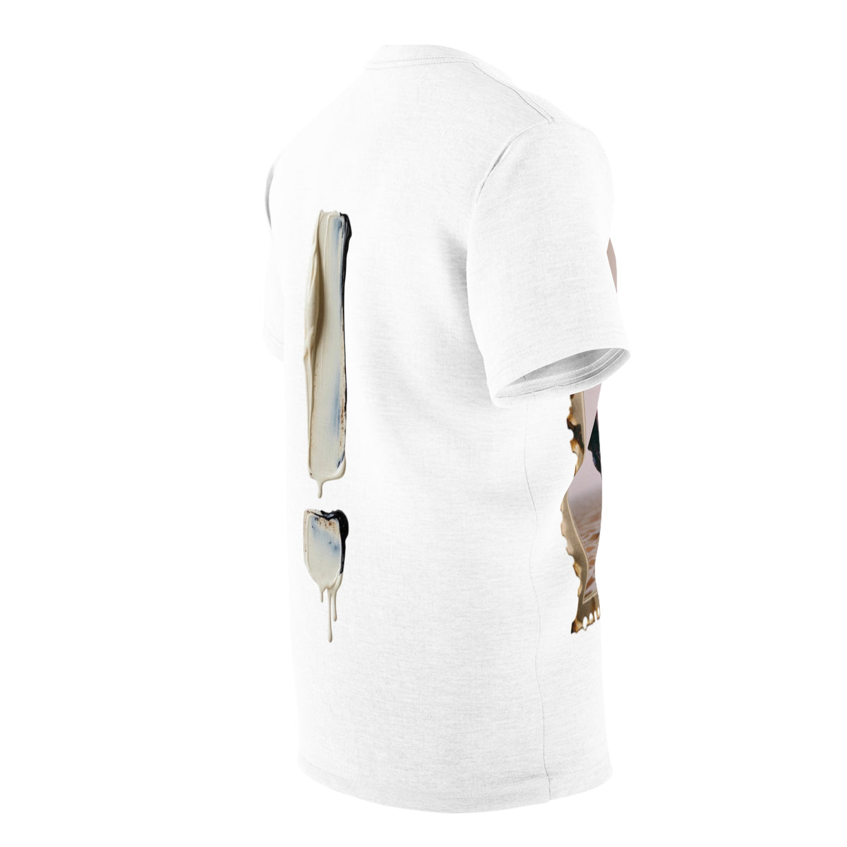 Surreal Red Marble Statue Portrait T-Shirt