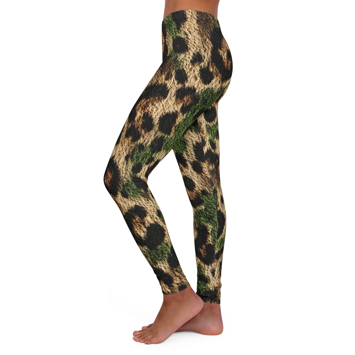 Camouflage Leopard Print Leggings