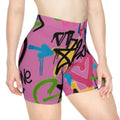 Graffiti Heart Biker Shorts —  Street Art Cycling Shorts