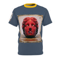 Surreal Red Bust Graphic Avant-Garde Art Tee Shirt