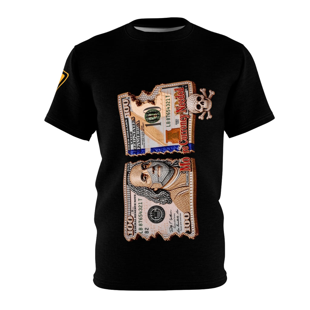 Chase Wealth Currency Needed Money Tear T-Shirt — Distressed 100 Bill Graphic Tee