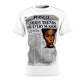 ” Urban Culture Vulture “ Newspaper Print Tee