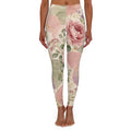 Floral Watercolor Leggings — Pink Peony All-Over Print