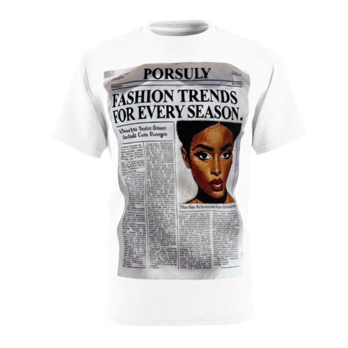 ” Urban Culture Vulture “ Newspaper Print Tee