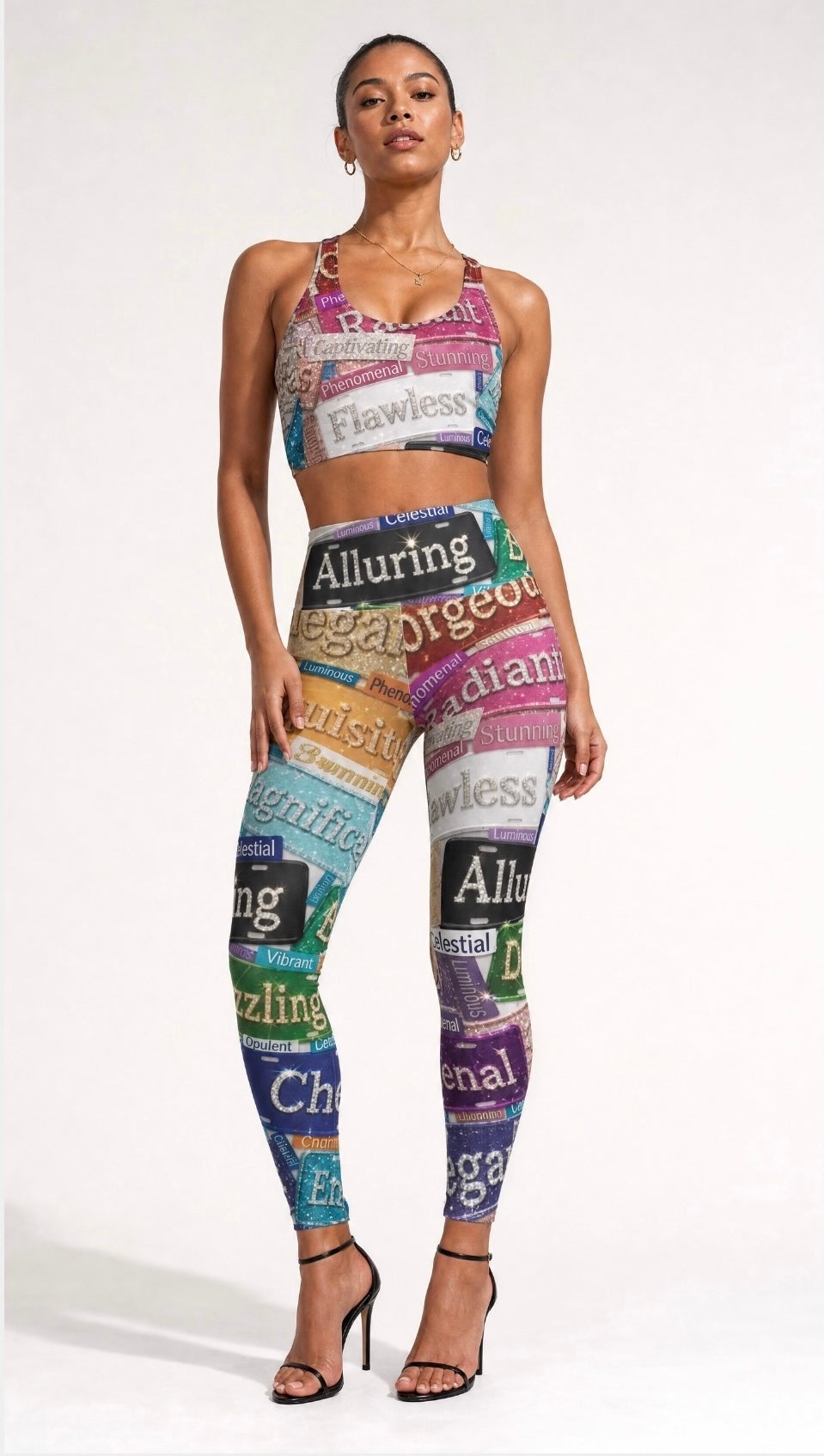 “ Tag Me, I’m It “ 
Affirmation Words Sports Bra